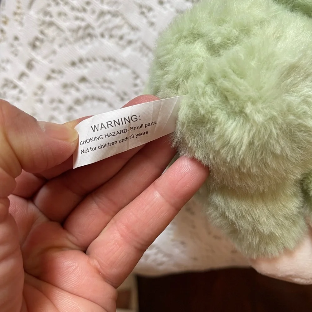 Labubu Green Plush 10 inch doll and with suction cup